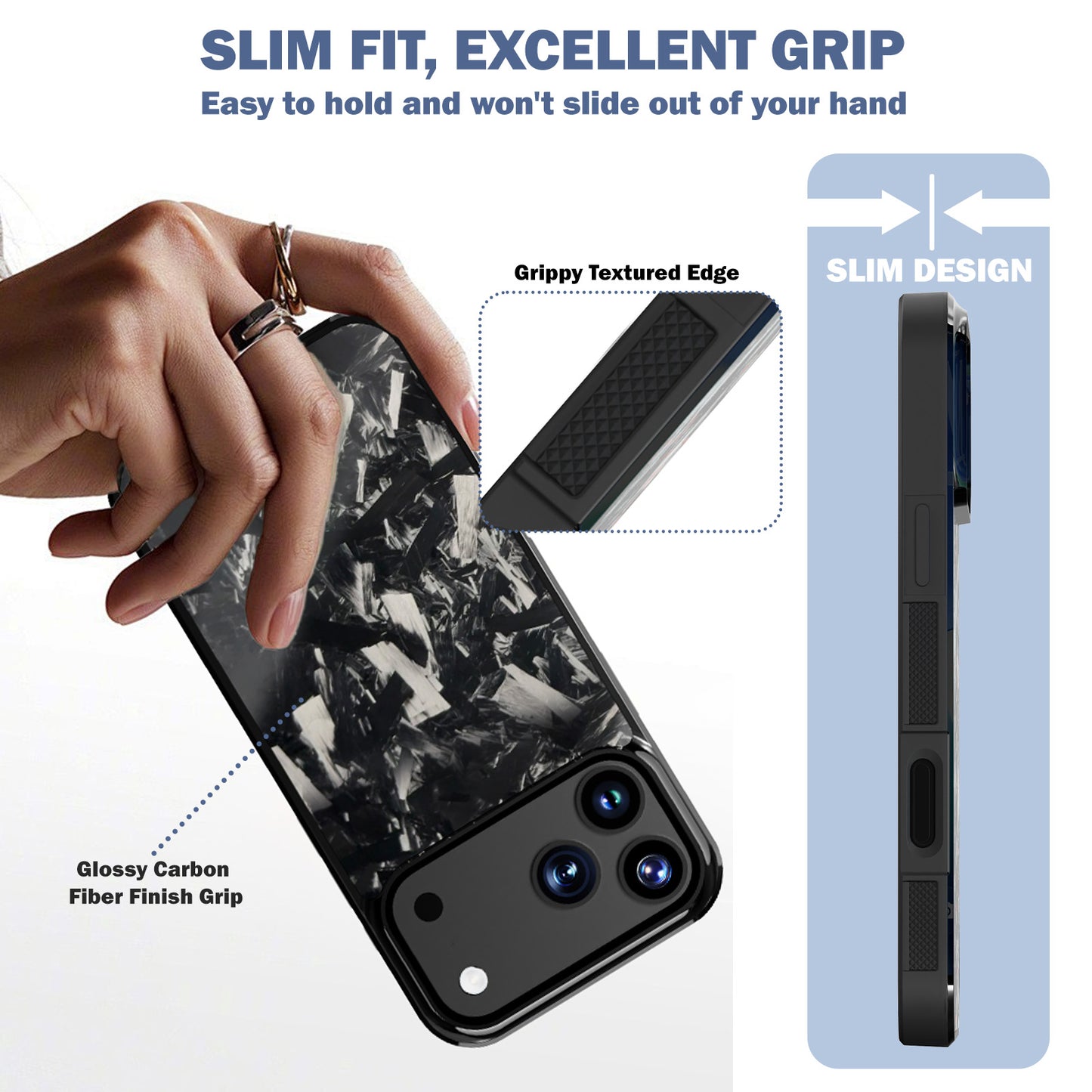Grip Series Case for iPhone 17 Pro Max/BK