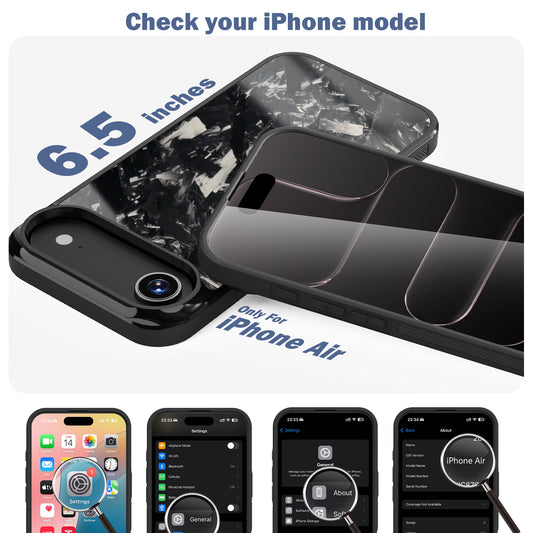 Grip Series Case for iPhone Air/BK - Molzar-iphone cases and accessories