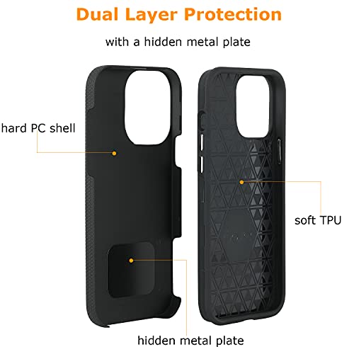 Molzar Shield Series iPhone 13 Pro Case with Triangle Texture Grip - Molzar-iphone cases and accessories