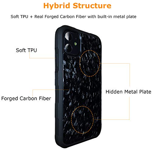 Molzar Tire Series iPhone 11 with Real Weave Carbon Fiber Case - Molzar-iphone cases and accessories