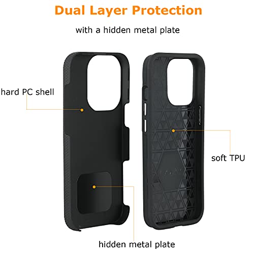 Molzar Shield Series iPhone 13 Pro Case with Triangle Texture Grip - Molzar-iphone cases and accessories