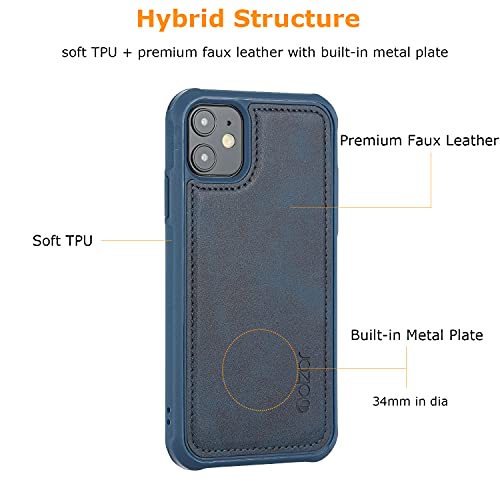 Molzar MAG Series iPhone 11, Built-in Metal Plate Magnetic Case - Molzar-iphone cases and accessories