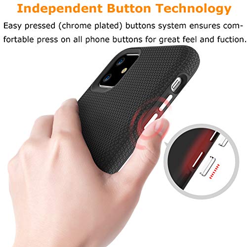 Molzar Shield Series iPhone 11 , Triangle Texture Grip Case - Molzar-iphone cases and accessories