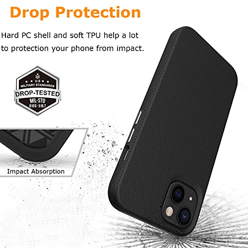 Molzar Shield Series iPhone 13 Pro Case with Triangle Texture Grip - Molzar-iphone cases and accessories