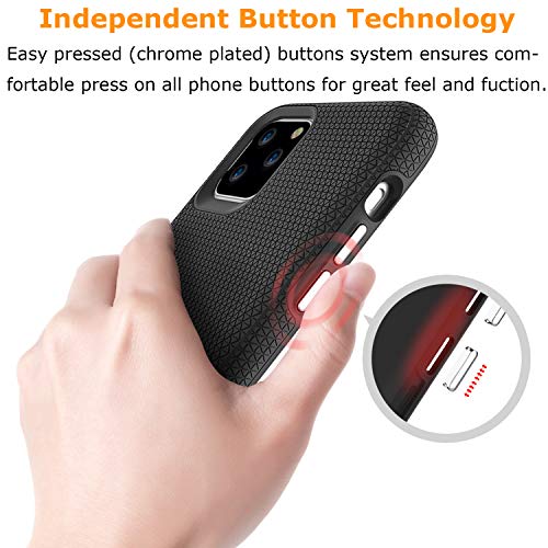 Molzar Shield Series iPhone 11 , Triangle Texture Grip Case - Molzar-iphone cases and accessories