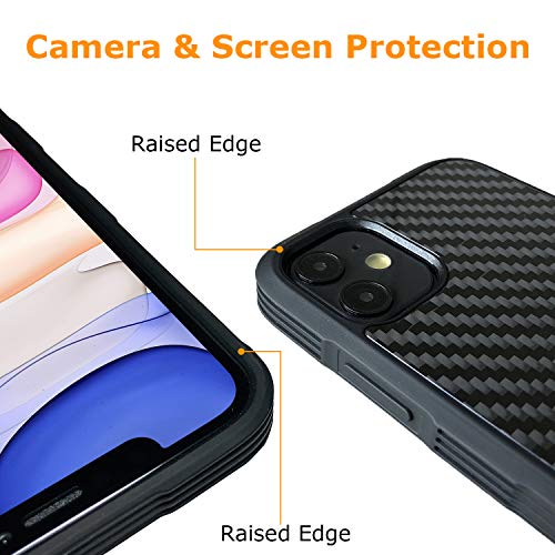 Molzar Tire Series iPhone 11 with Real Weave Carbon Fiber Case - Molzar-iphone cases and accessories