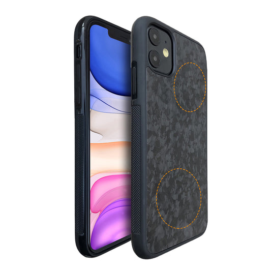 Molzar Grip Series iPhone 11 Case with Real Weave Carbon Fiber