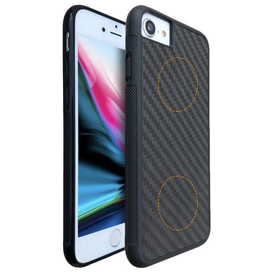 Molzar Grip Series iPhone SE2/8/7/6s/6 Case with Real Weave Carbon Fiber