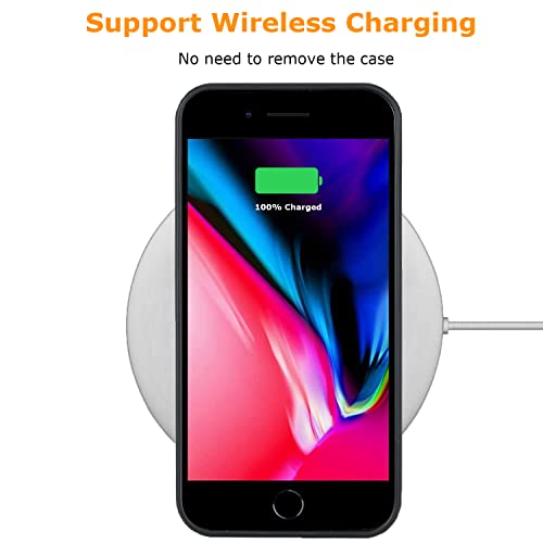 Molzar Grip Series iPhone 8 Plus/7 Plus/6 Plus Case Wireless Charging Support - Molzar-iphone cases and accessories