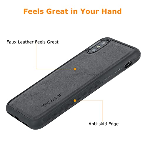 Molzar GripBig Series iPhone XR Metal Plate Case - Molzar-iphone cases and accessories