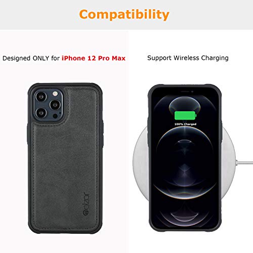 Molzar MAG Series iPhone 12 Pro Max Wireless Charging Support Case - Molzar-iphone cases and accessories