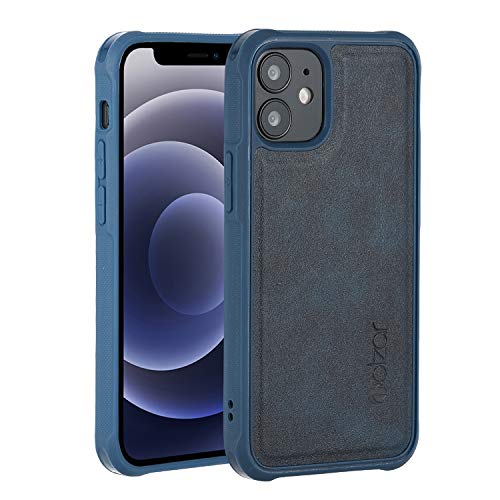 Molzar MagBig Series Case for iPhone 12 Mini with Faux Leather Case - Molzar-iphone cases and accessories