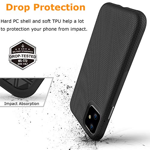 Molzar Shield Series iPhone 11 , Triangle Texture Grip Case - Molzar-iphone cases and accessories