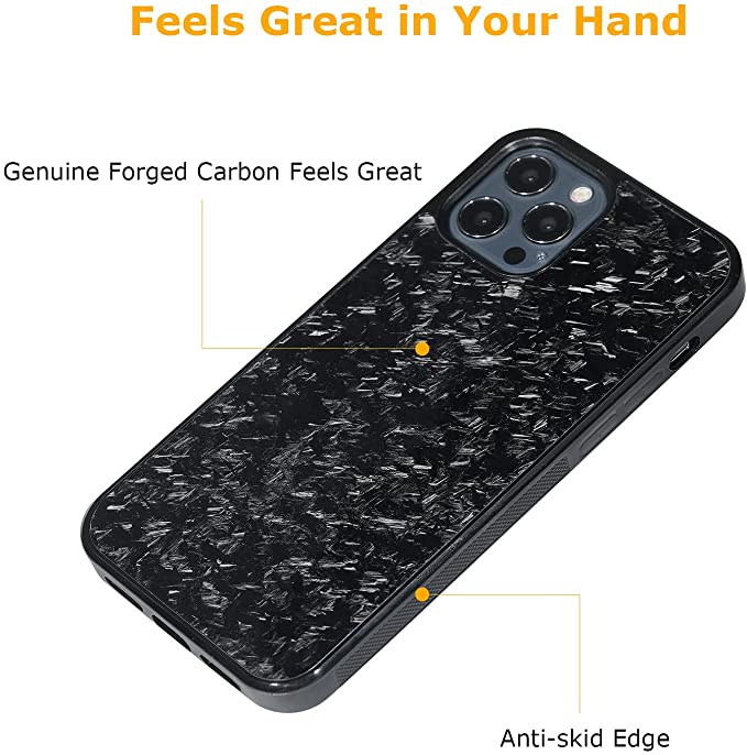 Molzar Grip Series iPhone 12 and 12 Pro Case with Real Weave Carbon - Molzar-iphone cases and accessories