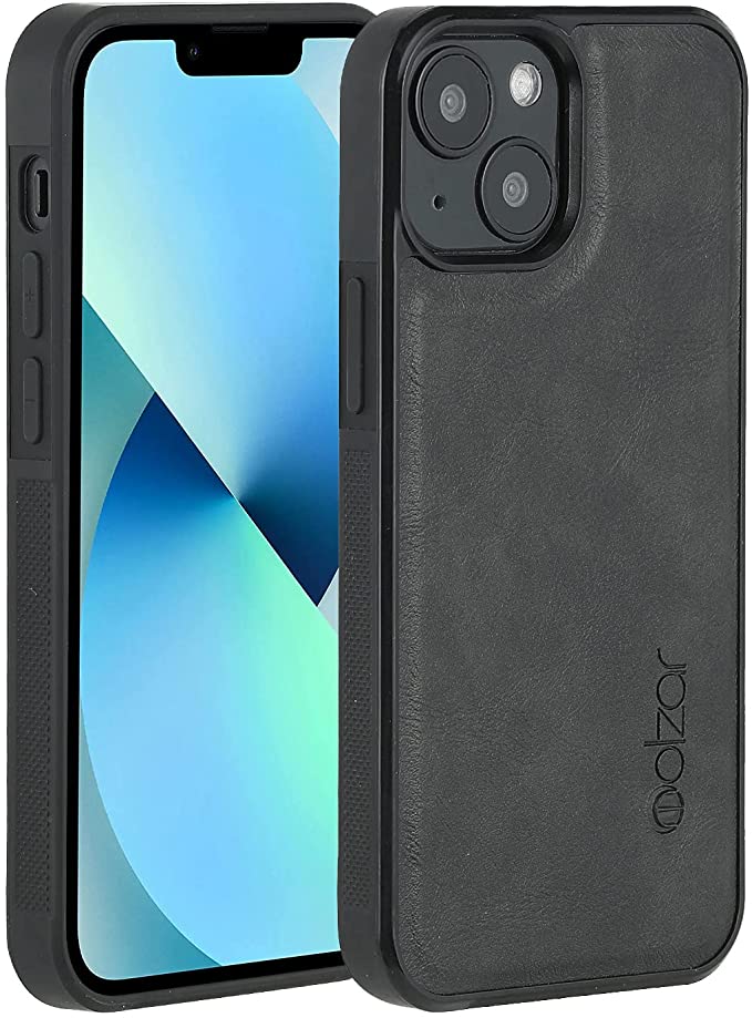 Molzar GripBig Series iPhone 13 Pro Max with Faux Leather Case - Molzar-iphone cases and accessories