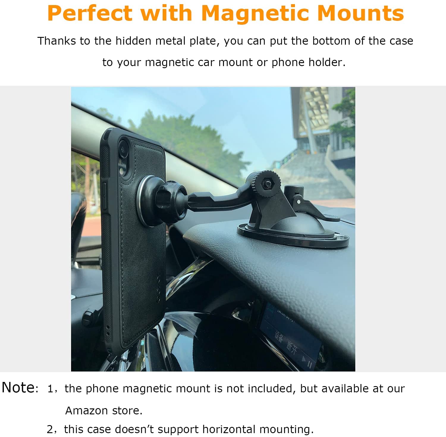 Molzar MAG Series iPhone Xr, Magnetic Car Phone Holder Case - Molzar-iphone cases and accessories