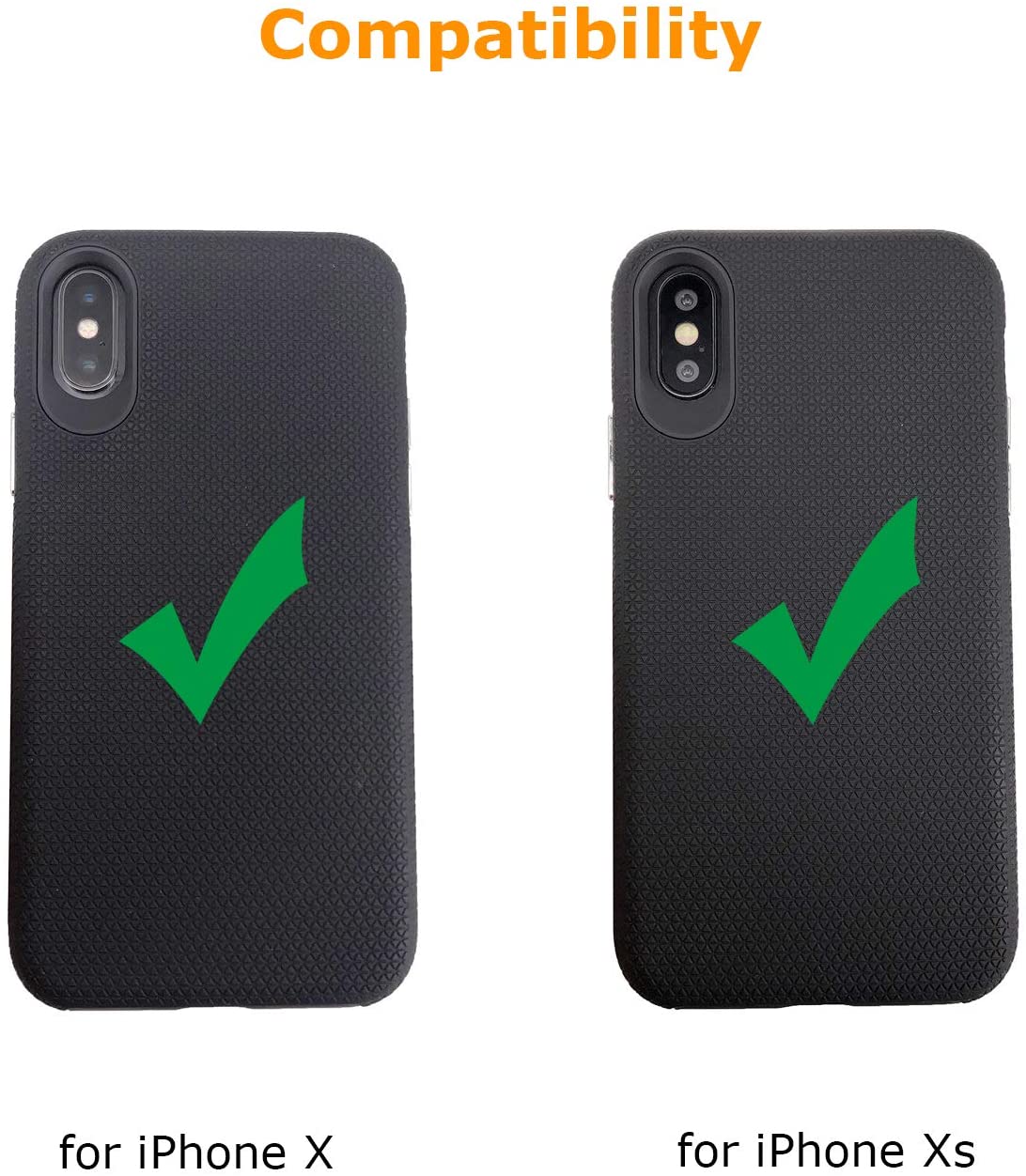 Molzar Shield Series iPhone Xs Case, iPhone X Case, Triangle Texture Grip Case - Molzar-iphone cases and accessories