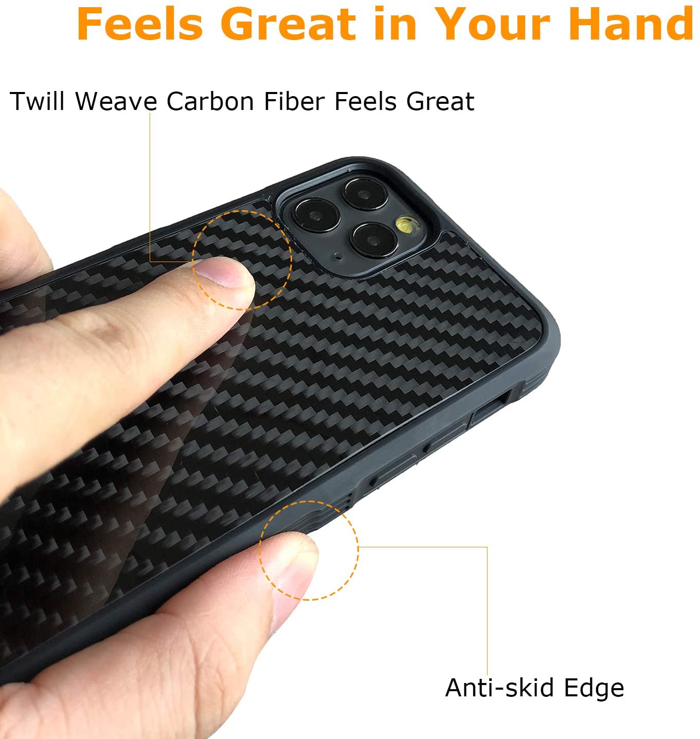 Molzar Tire Series iPhone 11 Pro Case with Carbon Fiber - Molzar-iphone cases and accessories