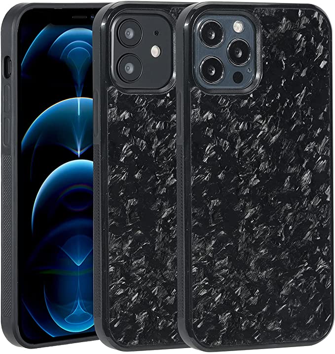 Molzar Grip Series iPhone 12 and 12 Pro Case with Real Weave Carbon - Molzar-iphone cases and accessories